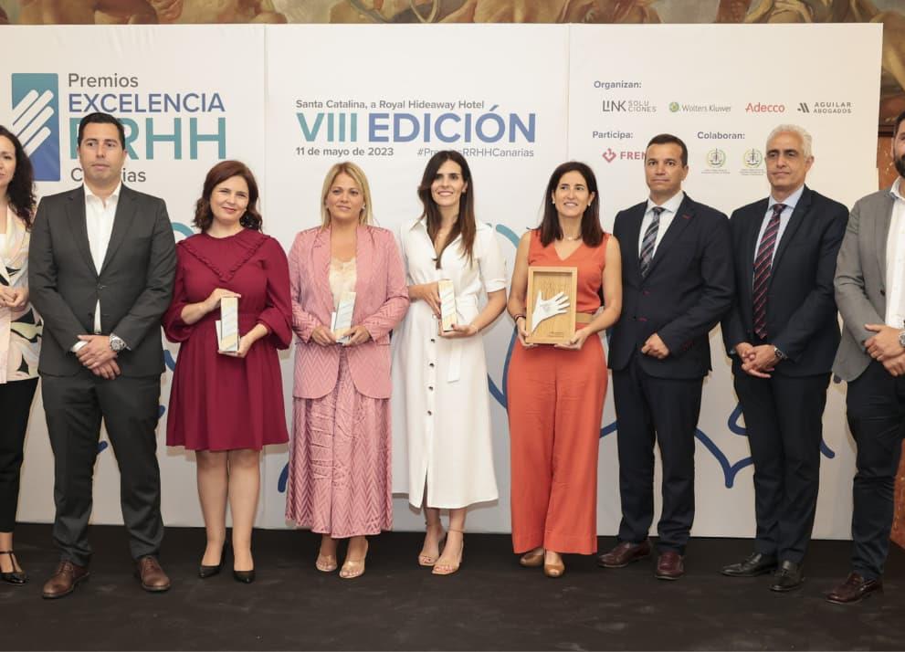 Galardonados en los Premios RRHH Canarias 2023