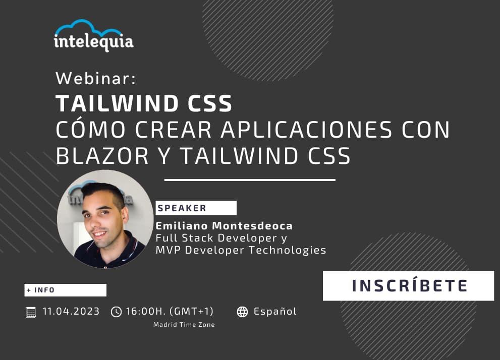 Webinar: How to Create Applications with Blazor and Tailwind CSS