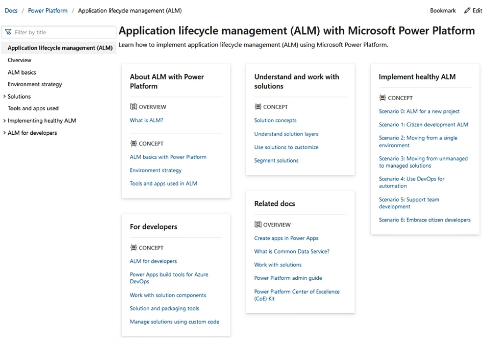 ALM Microsoft Power Platform ALM Microsoft Power Platform