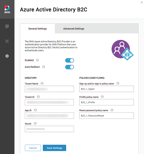 azure b2c login