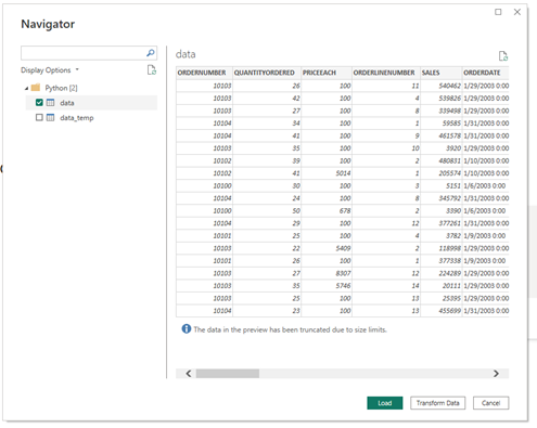 Why choose Python for data loading in Power BI?