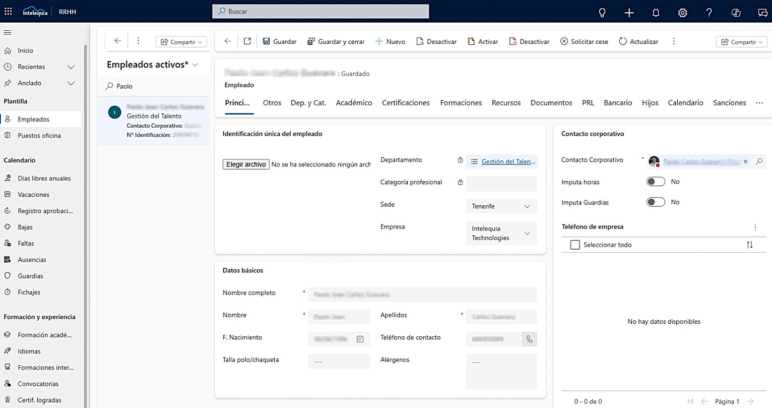 Portal Emplogest para gestión de empleados de RRHH Portal Emplogest para gestión de empleados de RRHH