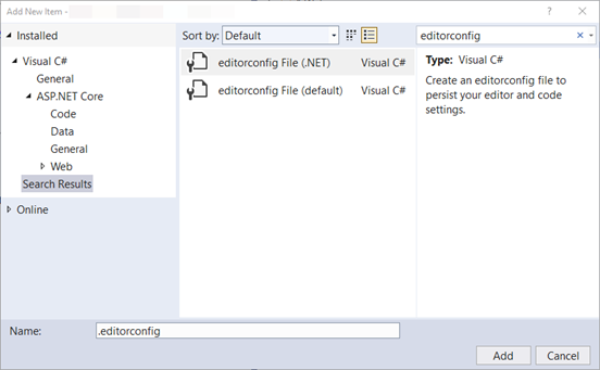editorconfig editorconfig