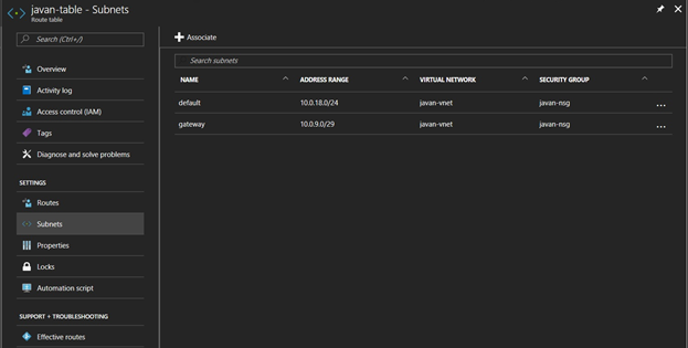 subnets-azure