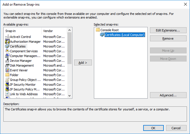 add-or-remove-snap-ins add-or-remove-snap-ins