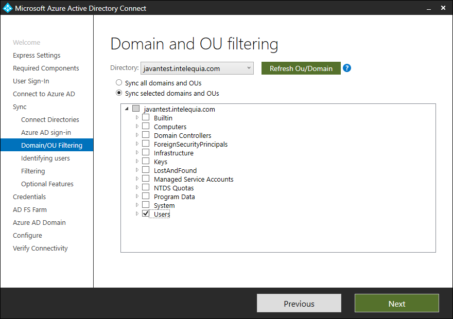 azureaad-domain-and-oufiltering azureaad-domain-and-oufiltering