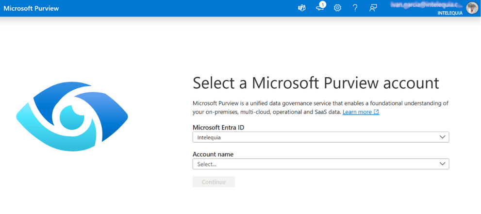 Portal de acceso de Microsoft Purview, herramienta para proteger tus datos en la IA